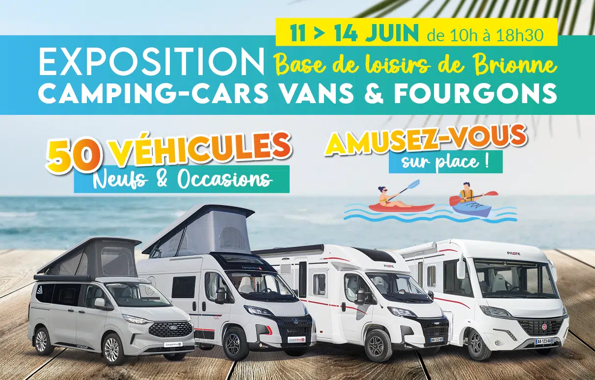 Exposition camping-cars vans et fourgons à Brionne
