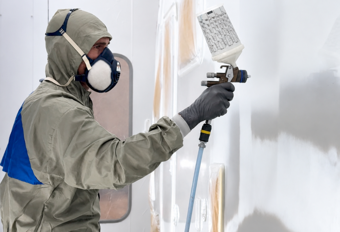Carrossier peinture cabine camping-car